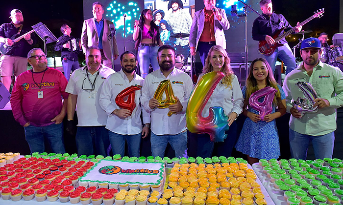 Celebra Víactiva su cuarto aniversario con gran fiesta