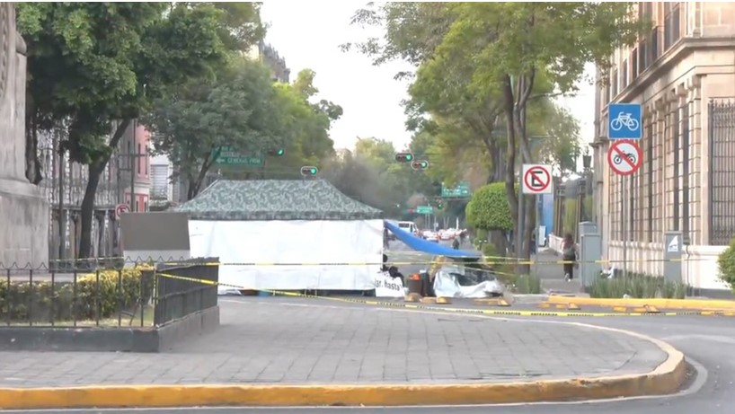 Instalan plantón frente a Segob por personas desaparecidas