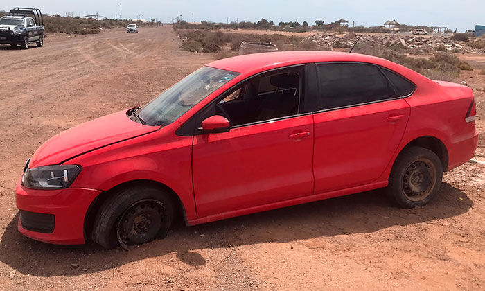 Ubican carro usado en feminicidio en la carretera a Punta Chueca