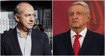 AMLO reta a Felipe Calderón a defender abiertamente a García Luna