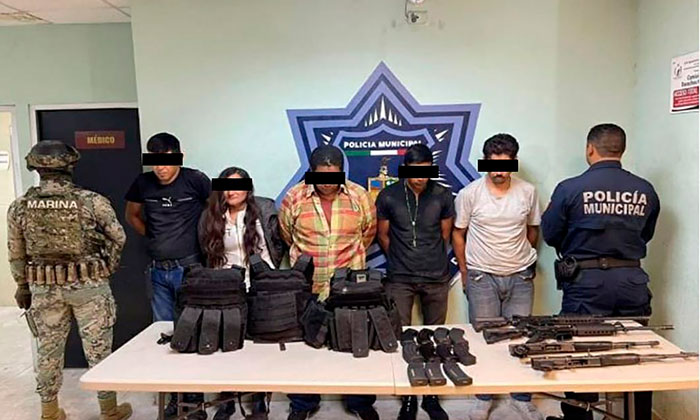 Arrestan a cinco personas armadas en Ciudad Obregón