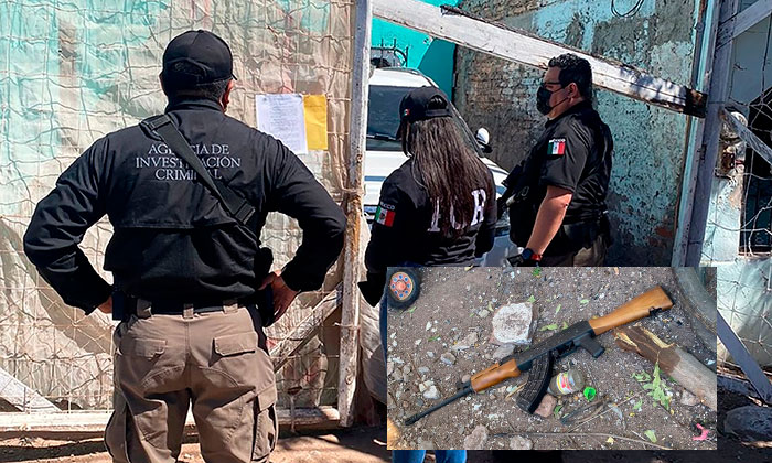 Aseguran armas y granadas en cateo en Ciudad Obregón