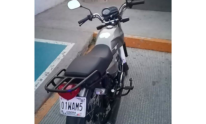 Capturan a sujeto con moto robada en la colonia Centro