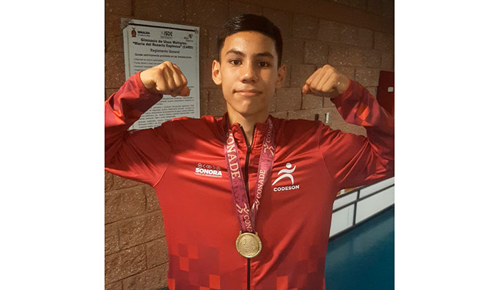 Boxeador sonorense busca refrendar título en la Olimpiada Nacional