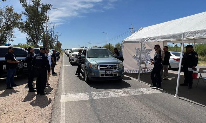 Instala PESP puntos preventivos en carreteras en el Río Sonora