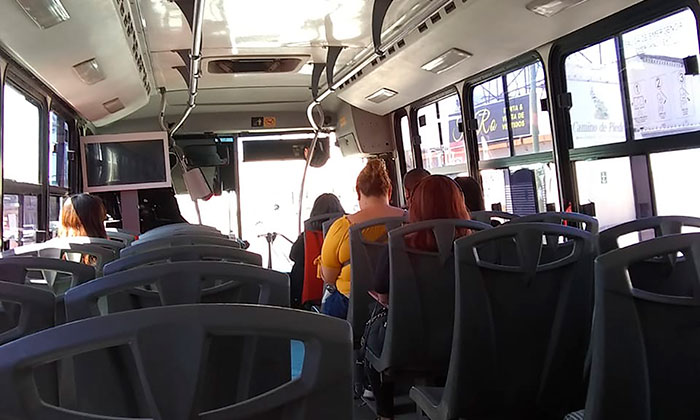 Baja afluencia de usuarios en transporte público durante Semana Santa