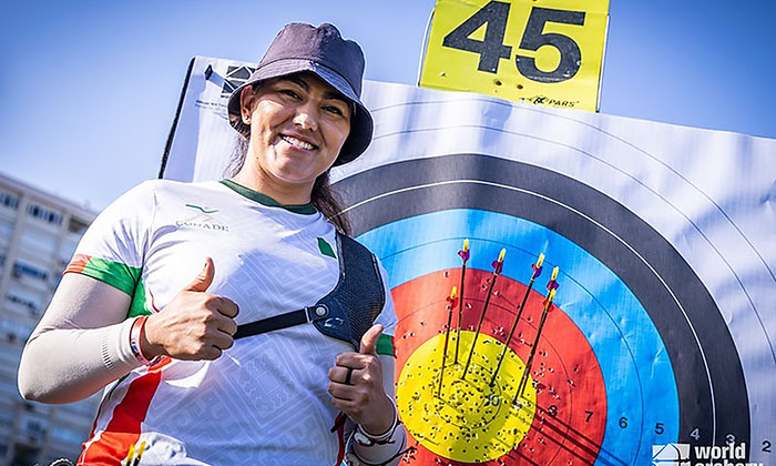 Alejandra Valencia arranca como líder en el inicio de Copa del Mundo de arquería