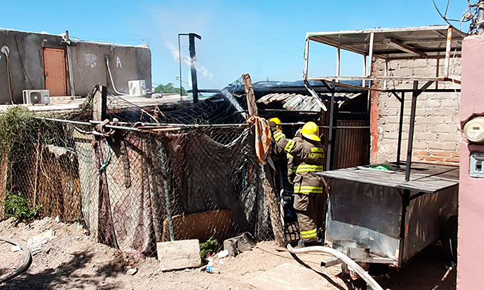 Arde vivienda en Cerro de la Campana