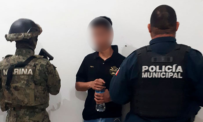 Policía Municipal y Semar evitan extorsión en Guaymas
