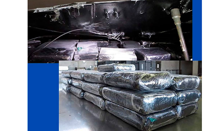 Incautan en Arizona más de 29 kilos de cocaína al cruzar de Nogales, Sonora