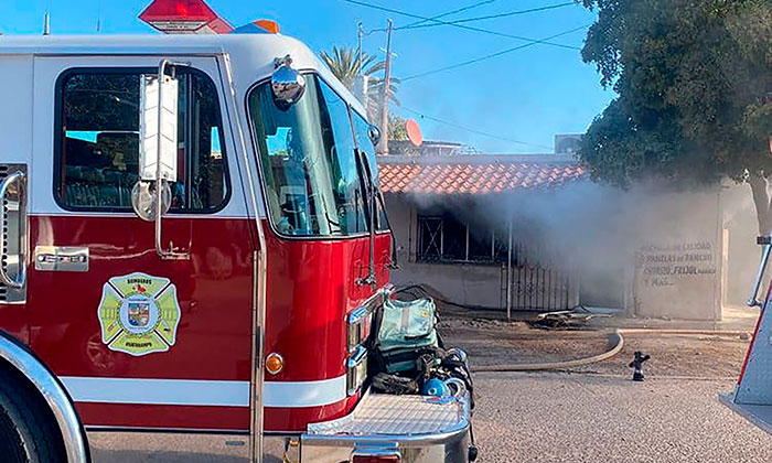 Muere mujer al quemarse su casa en Huatabampo