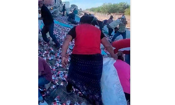 Muere chofer de tractocamión en choque en la carretera Guaymas-Ciudad Obregón