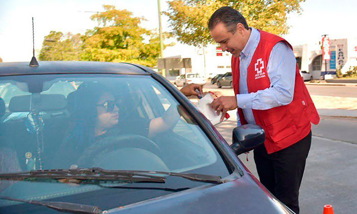 Reconoce alcalde a la Cruz Roja