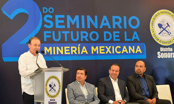 Pide a mineros apostar por sustentabilidad; El gobernador Alfonso Durazo
