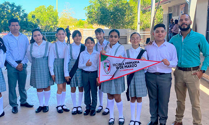 Gana concurso regional Escolta de primaria ‘18 de marzo’ de Guaymas