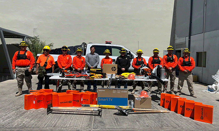 Recibe Brigada Estatal de Manejo de Fuego equipo de trabajo