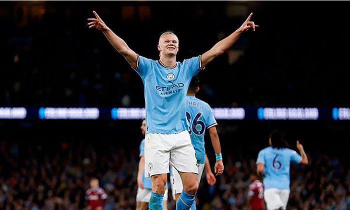 Manchester City recupera liderato con gol histórico de Haaland