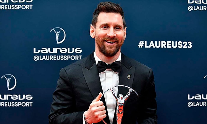 Messi es reconocido como mejor deportista en Premios Laureus