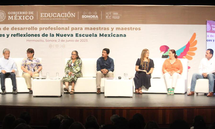 Participan docentes sonorenses en la Caravana “Voces y reflexiones de la Nueva Escuela Mexicana”