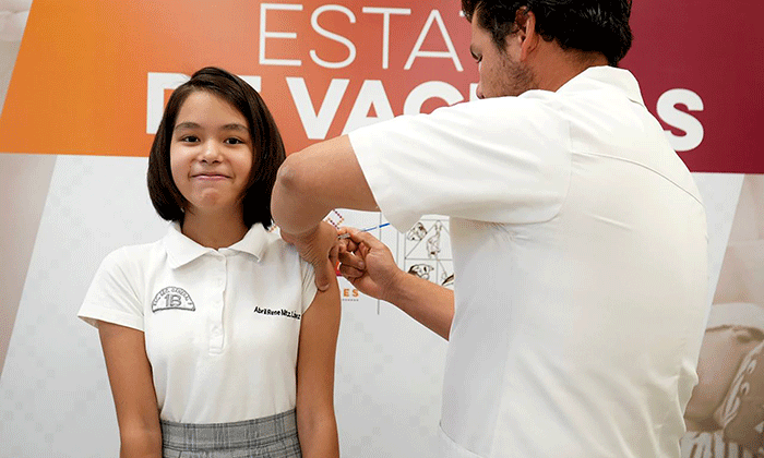 Aplican más de 41 mil vacunas contra papiloma humano; Autoridades estatales