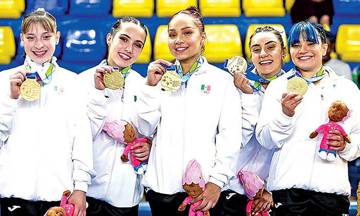 La gimnasia mexicana se colgó el oro tras brillante actuación