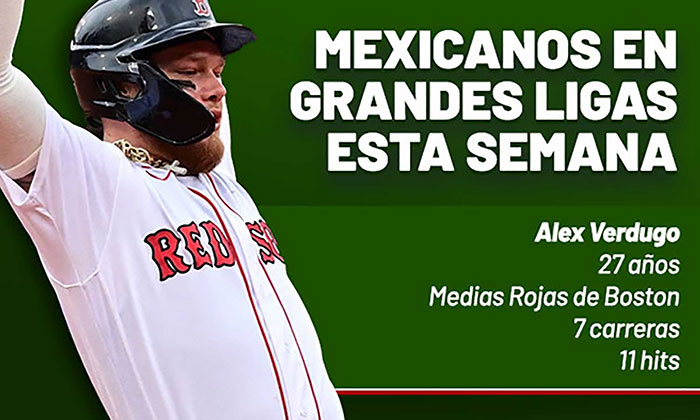 Alex Verdugo sobresale en Grandes Ligas… con sorpresa incluida