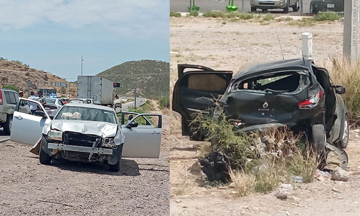 Deja choque un herido en la salida a la carretera a Guaymas