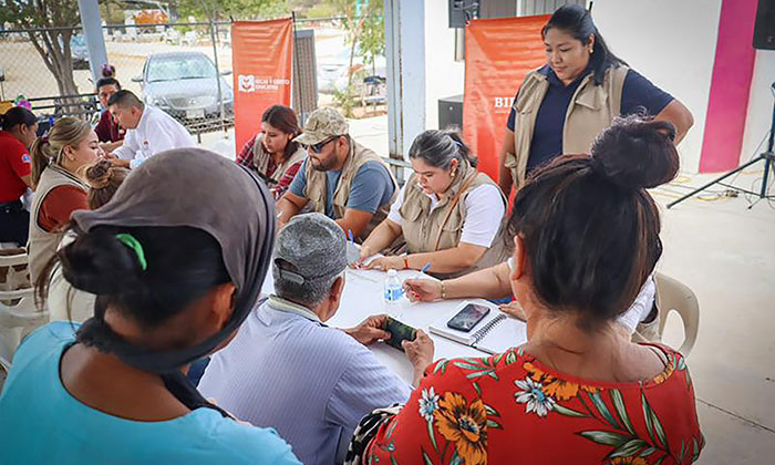 Brinda Sedesson apoyo a Huatabampo durante jornada para el Bienestar