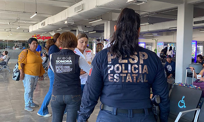 Instala SSP módulos en centrales de autobuses; Incentivan denuncias anónimas