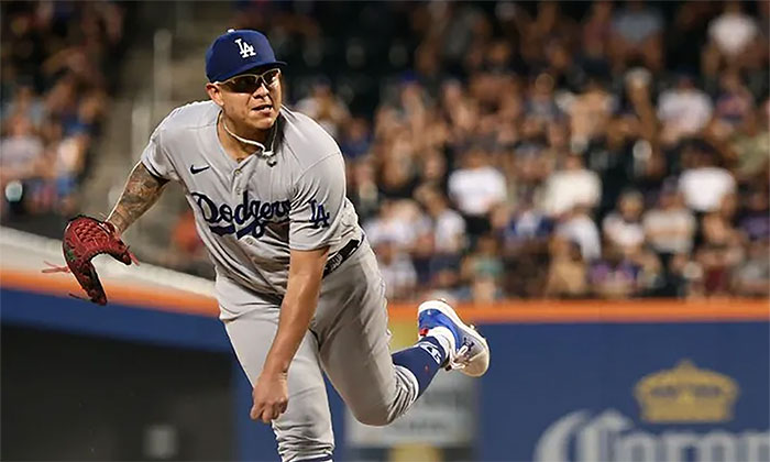 Logra Julio Urías su séptima victoria; Dodgers se imponen a los Mets