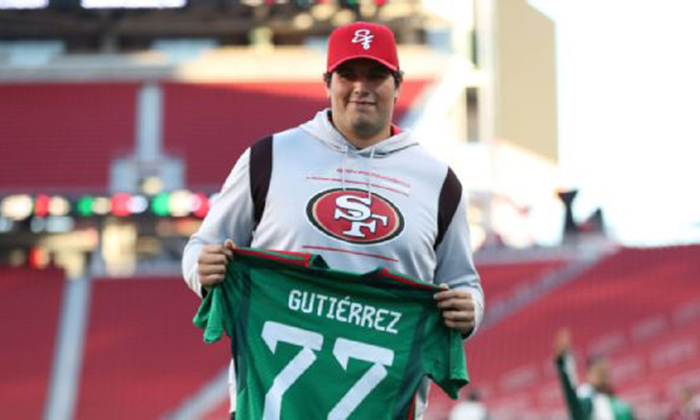 Alfredo Gutiérrez regresa a la escuadra de prácticas con los 49ers de San Francisco