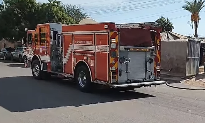 Sofocan incendio en carpintería en la colonia Choyal