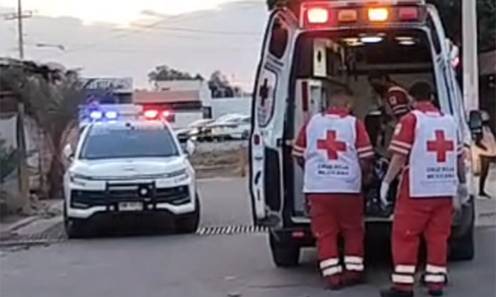 Golpeador de mujer se autolesiona para evitar arresto