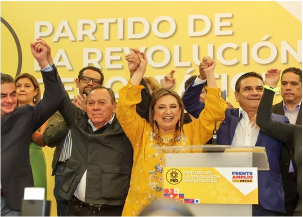 PRD respalda a Xóchitl Gálvez para ser la candidata presidencial del frente