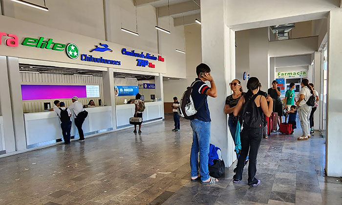 Registra baja afluencia la Central Camionera a unos días del fin de vacaciones escolares