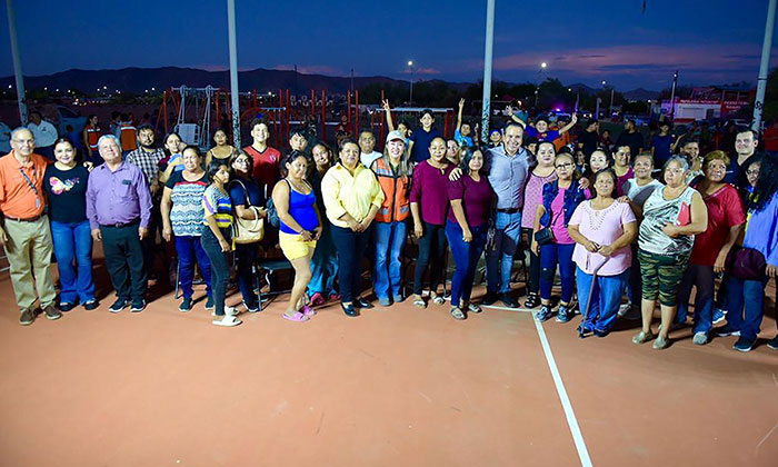 Devuelven vida a parque; Destaca el presidente municipal Antonio Astiazarán