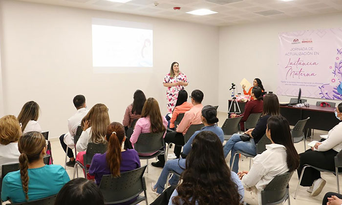 Promueve lactancia materna en centros de atención;