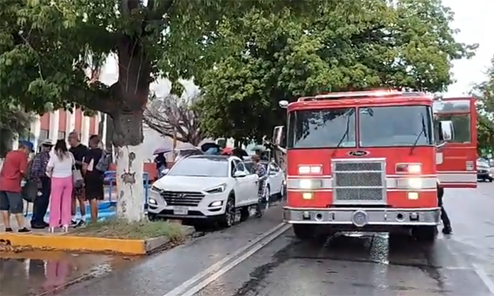 Evacuan a niños de guardería por olor a gas