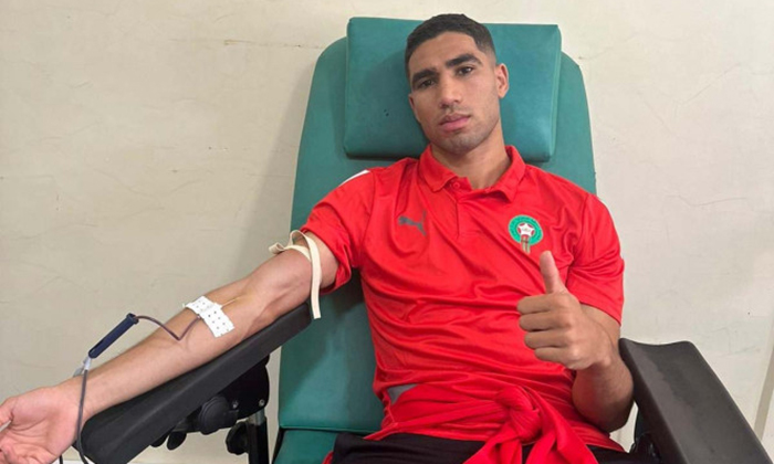 Seleccionados de Marruecos donan sangre para salvar vidas tras terremoto