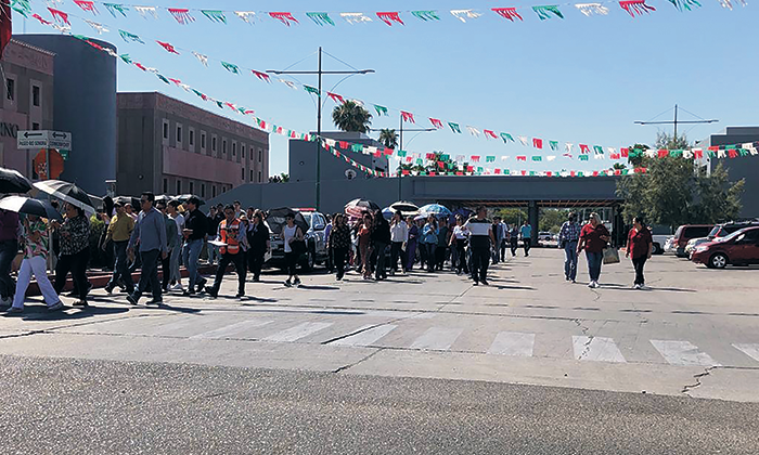 Participan 153 mil personas en simulacro; Impone récord en Sonora