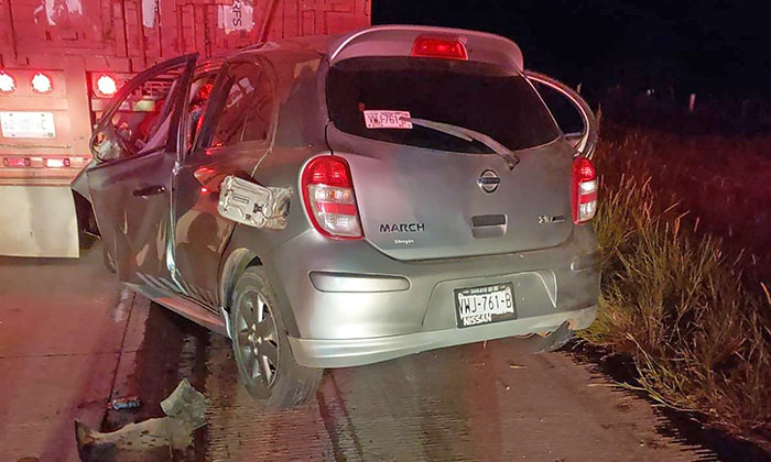 Mueren tres personas en choque en carretera a Guaymas-Hermosillo