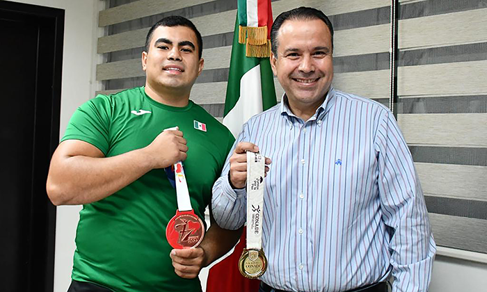 Reconoce logro de Eduardo Chávez Espinoza en Panamericano; El alcalde Toño Astiazarán