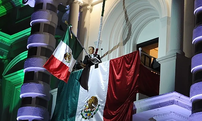 Todo listo para ceremonia del Grito