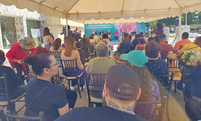 Celebran Mérito Altruista de familias donantes