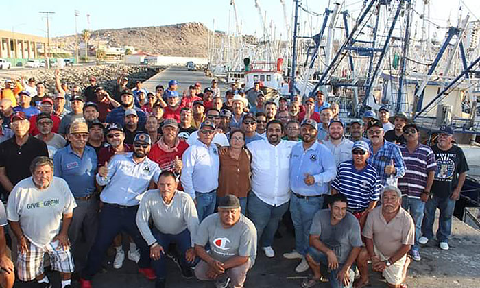 Agradecen pescadores apoyo de autoridades en Puerto Peñasco