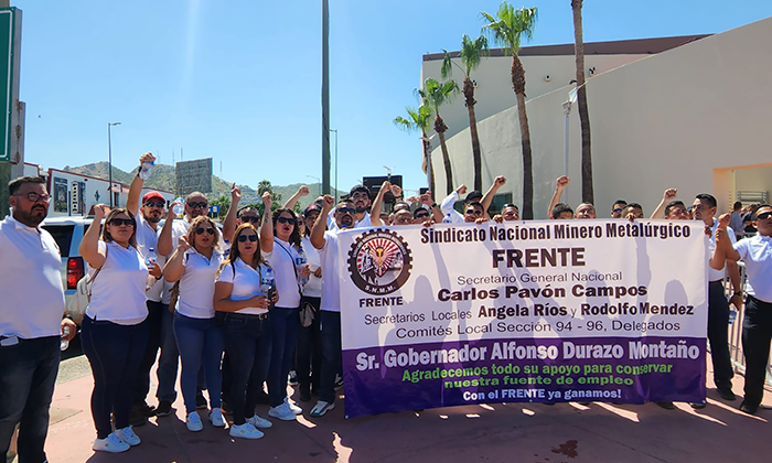 Agradecen Mineros de Caborca su apoyo a Gobernador