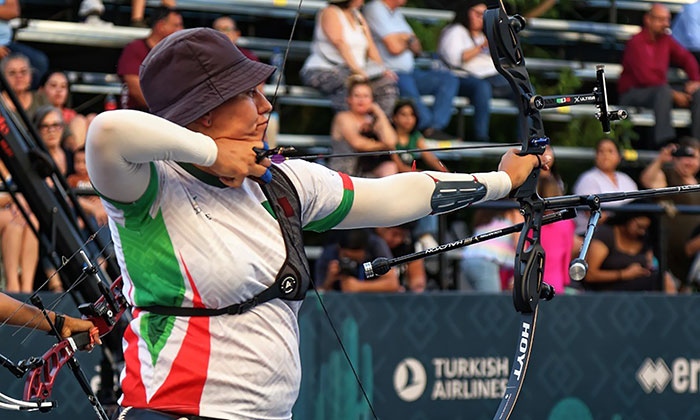 Alejandra Valencia para subirse al podio en la copa del mundo