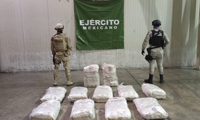 Aseguran militares 275 kilos de fentanilo en Querobabi