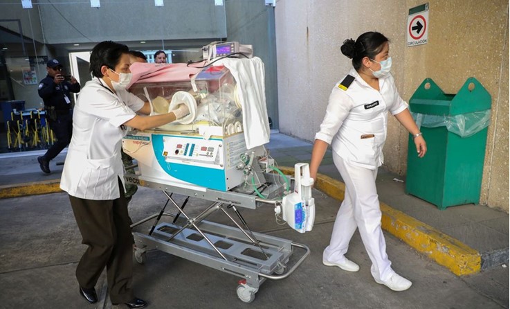 Hospital de Pediatría del IMSS en CDMX atiende a 18 menores afectados por el huracán “Otis”
