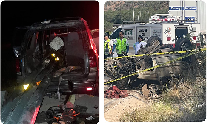 Mueren dos jóvenes en accidentes en la carretera Cíbuta-Nogales